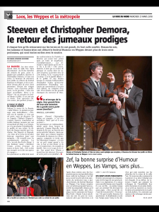 Steeven et Christopher Demora, le retour des jumeaux prodiges