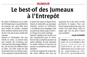 Le best-of des Jumeaux à l'Entrepôt