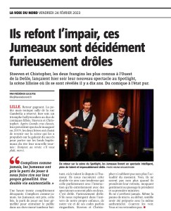 Ces Jumeaux sont décidément furieusement drôles